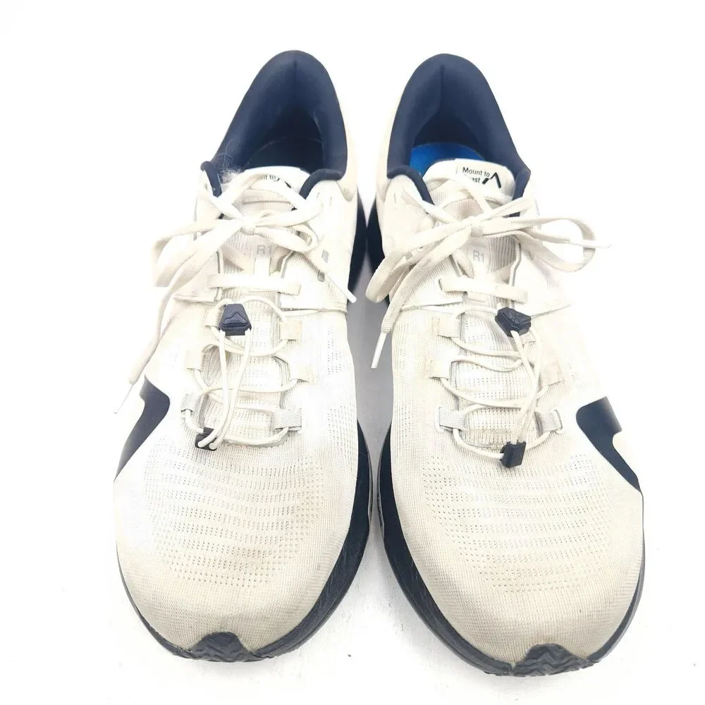 Mount to Coast R1 Men's 14 White Running Shoes Lace-Up Low Top Athletic Sneakers